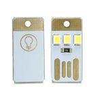 Mô-đun ánh sáng ban đêm USB di động 0,2 Pixel Pitch Mini Keychain 3 cho cắm trại