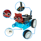 Hợp kim nhôm 2WD Bộ khởi động Arduino Bộ xe hơi Bluetooth STEM Robot Kit OKY5016