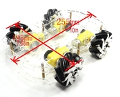 Đường kính 65MM Robot bánh xe kim loại cho xe thông minh
