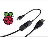 An toàn Raspberry Pi Lá Chắn USB để Micro USB Push Button Chuyển cho Raspberry pi