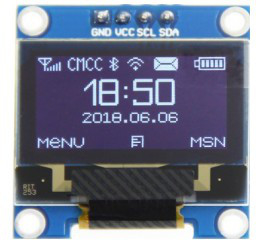 SSD1306 0,96 inch IIC I2C Serial GND 128X64 Mô-đun hiển thị LED LCD OLED cho Arduino