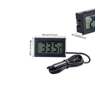 Nhiệt kế kỹ thuật số LCD Máy đo độ ẩm Cảm biến nhiệt độ Máy đo nhiệt độ Bộ điều chỉnh nhiệt Termometro Digital