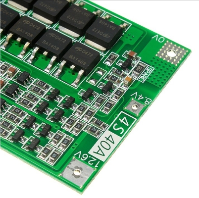 Bảng bảo vệ pin lithium 4S 40A Mô-đun sạc BMS Lipo Độ chính xác cao