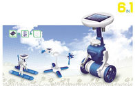 Màu xanh / Trắng Nhựa Diy Arduino DOF Robot Kit, 6 Trong 1 Giáo Dục Diy Năng Lượng Mặt Trời Bộ Dụng Cụ