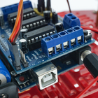 Bộ khởi động Arduino nhẹ Bộ đối tượng DIY 2WD theo Robot điện HC-SR04