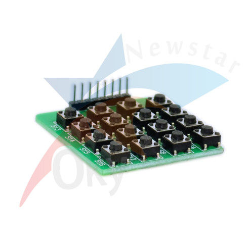 8 Pin 16 Bàn Phím PCB 4 x 4 Dot Matrix Đun đối với Arduino MCU / AVR / ARM
