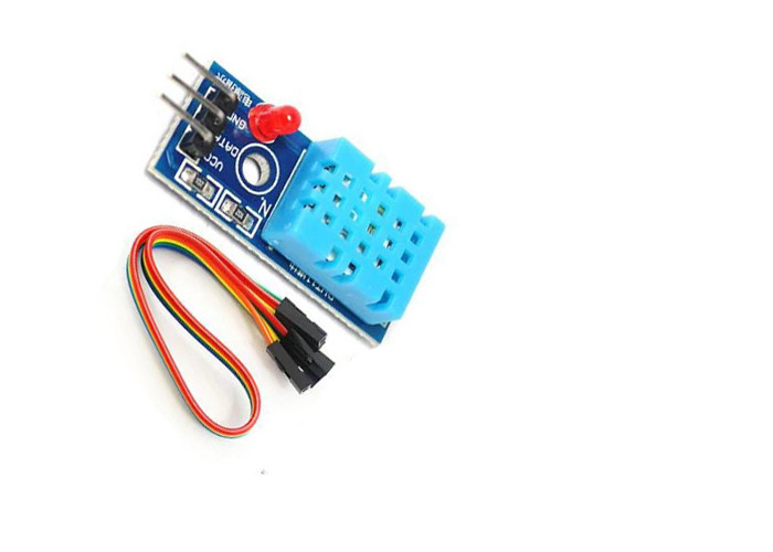 Mô-đun cảm biến nhiệt độ và độ ẩm DHT11 với đèn LED với đầu ra tín hiệu kỹ thuật số được hiệu chỉnh