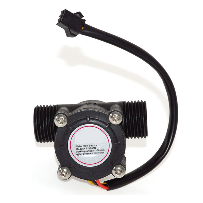 1/2 &quot;Hiệu Ứng Hall Lưu Lượng Kế Control Nước Cảm Biến Lưu Lượng Nước YF-S201 DC4.5 5 V-24 V