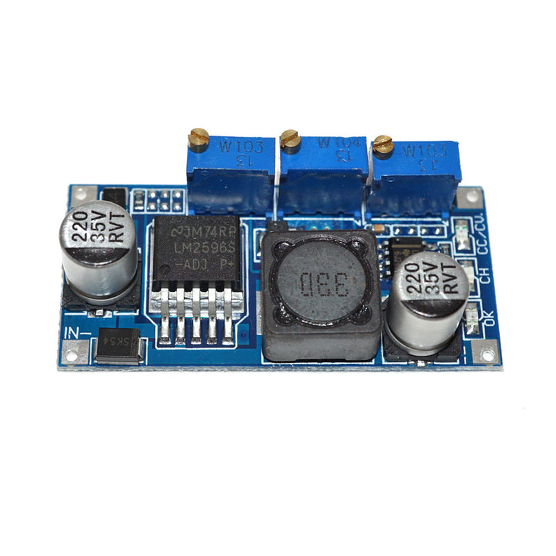 DC-DC Bước Xuống Power Module LM2596 Mô-đun Cảm Biến Cho Arduino 7 V-35 V đến 1.25 V-30 V 3A