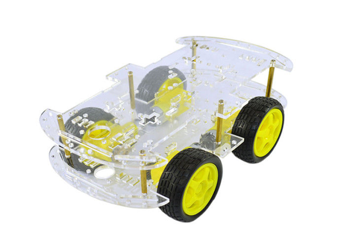 4WD DIY thông minh Robot Electroic Car Chassis Kit Đối với trường Robotics Dự án Kỹ thuật
