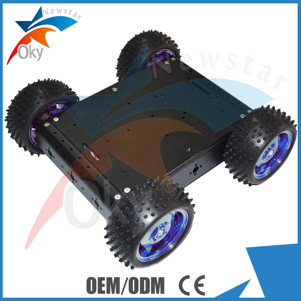 RC Car Robot Tự Làm Kit 4WD Ổ Nhôm Điện Thông Minh Xe Robot Nền Tảng