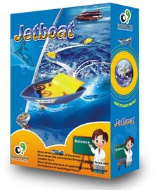 Cho trẻ em máy bay phản lực thuyền tự làm đồ chơi giáo dục lắp ráp giáo dục